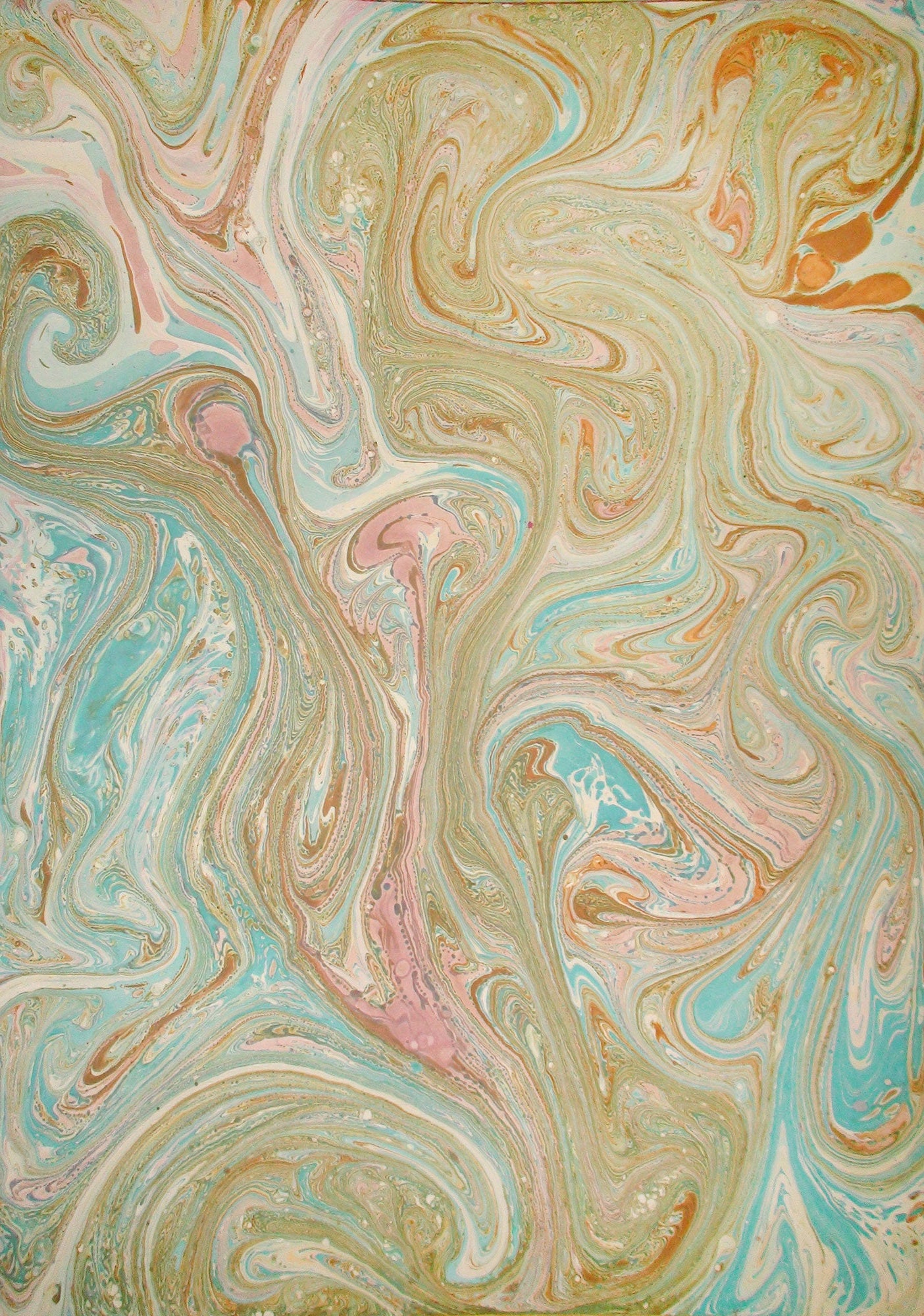 Handmade Marbled Paper