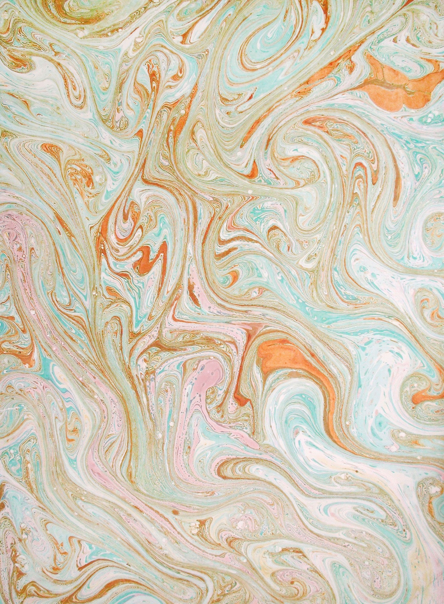 Handmade Marbled Paper