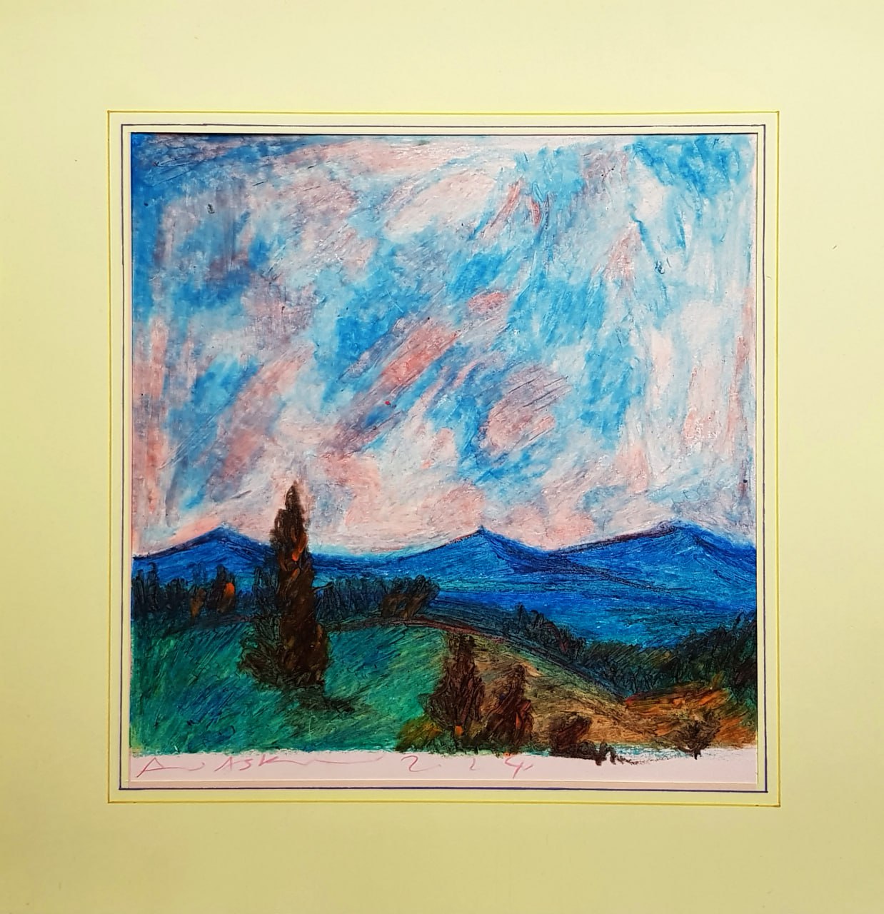 NP-2500103 - Painting – Impressionist Landscape