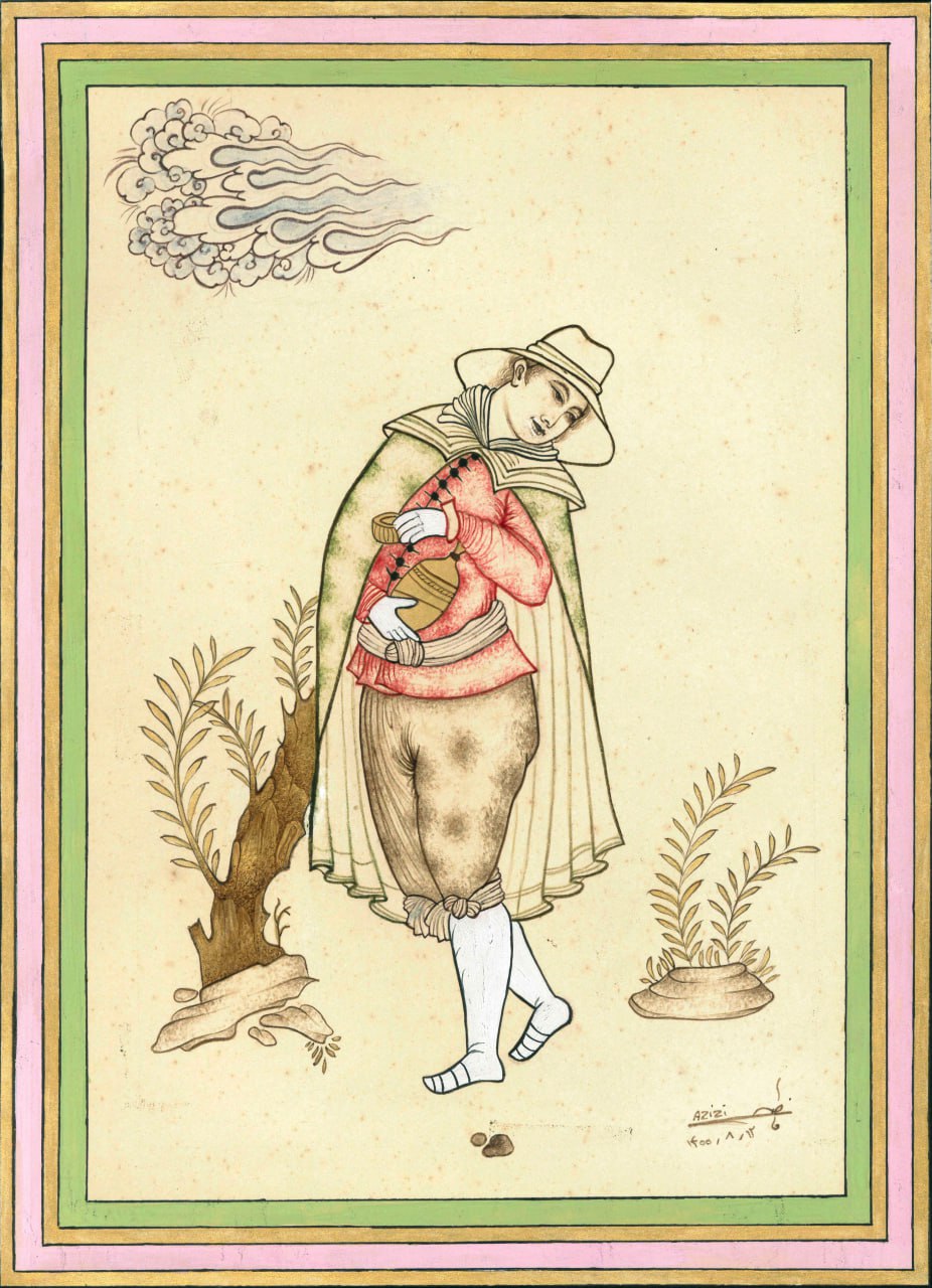 PM-2500112 - Miniature Painting - Man in Foreign Garments