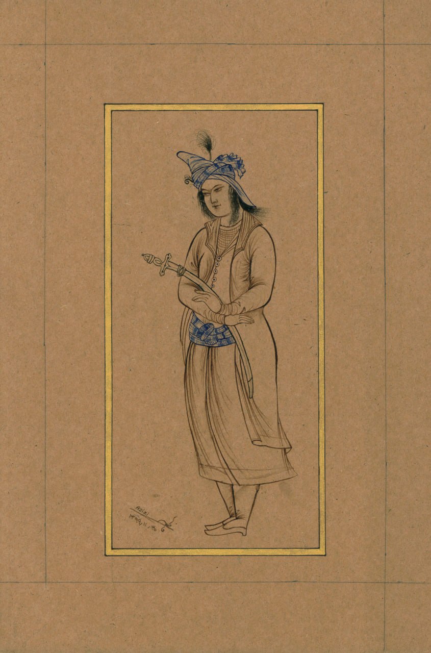 PM-2500116 - Miniature Painting  – Young Swordsman