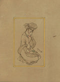 PM-2500117 - Miniature Painting  – Seated Youth