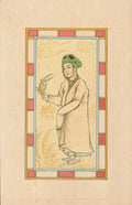 PM-2500120 - Miniature Painting  – Youth with Flower Branch